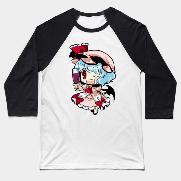 Remilia Scarlet Baseball T-Shirt by KokoroPopShop